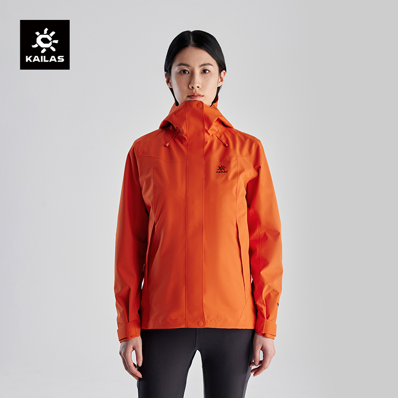 凯乐石猎风冲锋衣防暴雨防风女款登山服户外徒步单层进藏硬壳外套