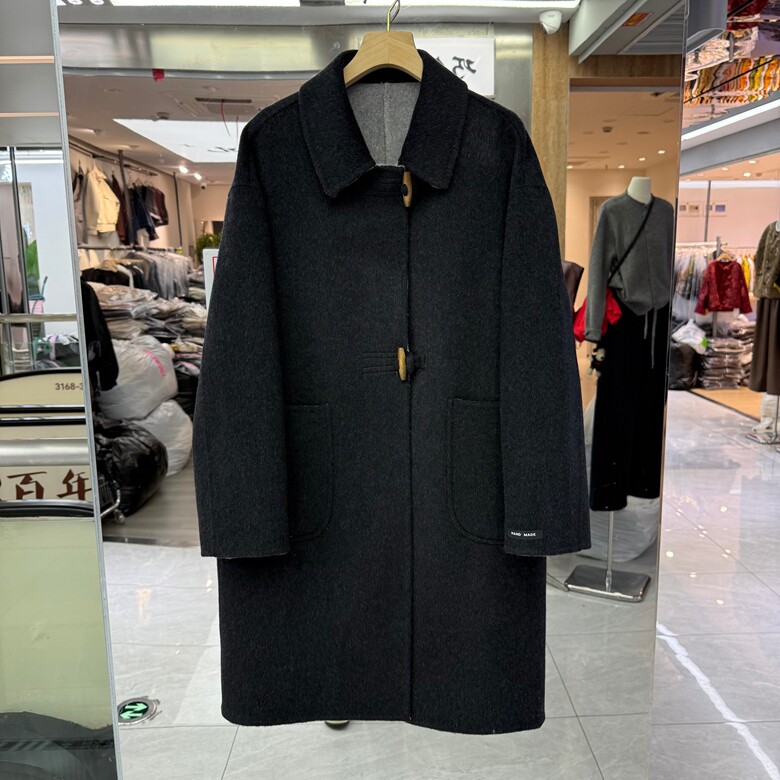 2025年秋冬新款时尚双面羊绒大衣