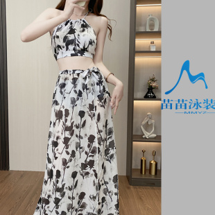 2026新款 网红度假bikini比基尼分体游泳衣女三件套韩国性感泳装