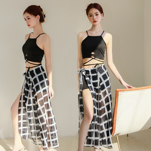 泳装 2026新款 bikini分体比基尼三件套平角韩国性感泳衣女网红爆款