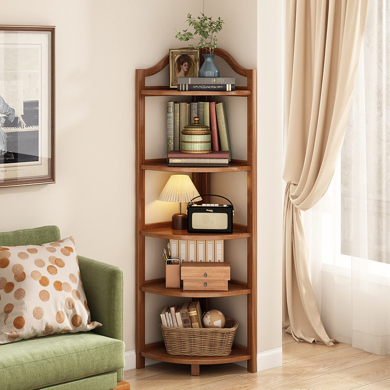 转角柜三角形墙角柜室内架子置物架客厅落地储物柜现代简约收纳架