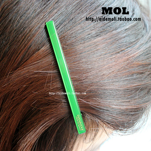 糖果色基础款 好用发夹边夹鸭嘴夹大 AZNAVOUR 韩国进口