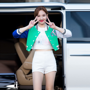 twice林娜琏pop同款打歌服韩国女团练习室安全打底爵士舞蹈短裤子