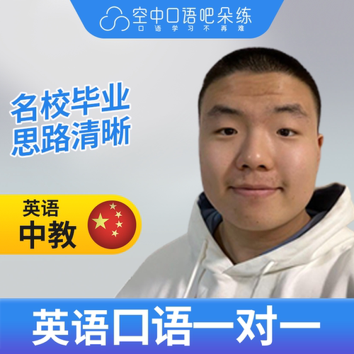 K英语中教Daniel老师英语口语练习1对1网课辅导25分钟/节