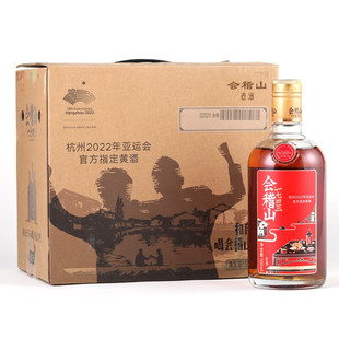 500mL 会稽山 老酒 6瓶整箱装 绍兴黄酒1743花雕酒陈酿老酒糯米酒