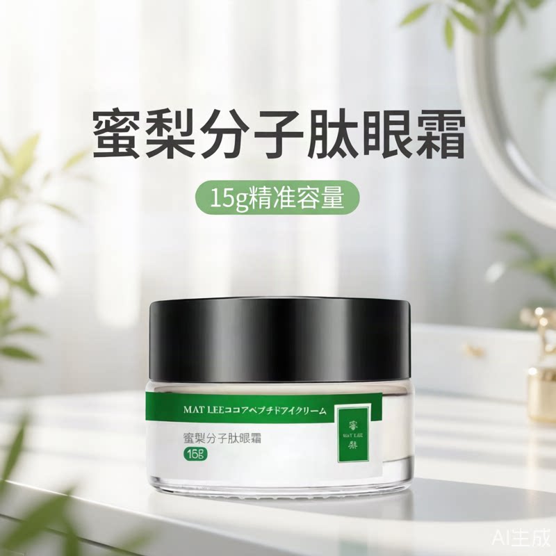 蜜梨六胜肽熬夜淡黑眼圈紧致眼霜
