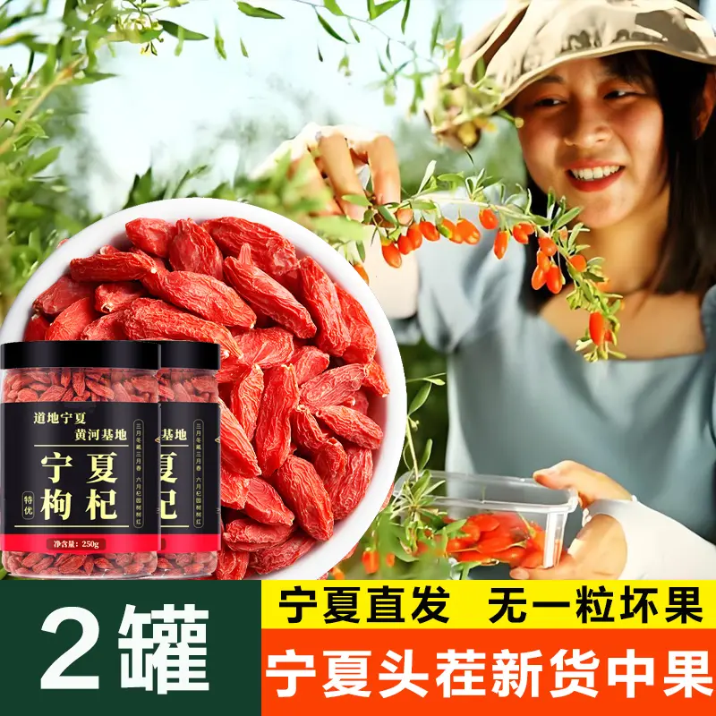 宁夏中宁正宗特优枸杞上等头茬新货产地直销500g1000g红枸杞