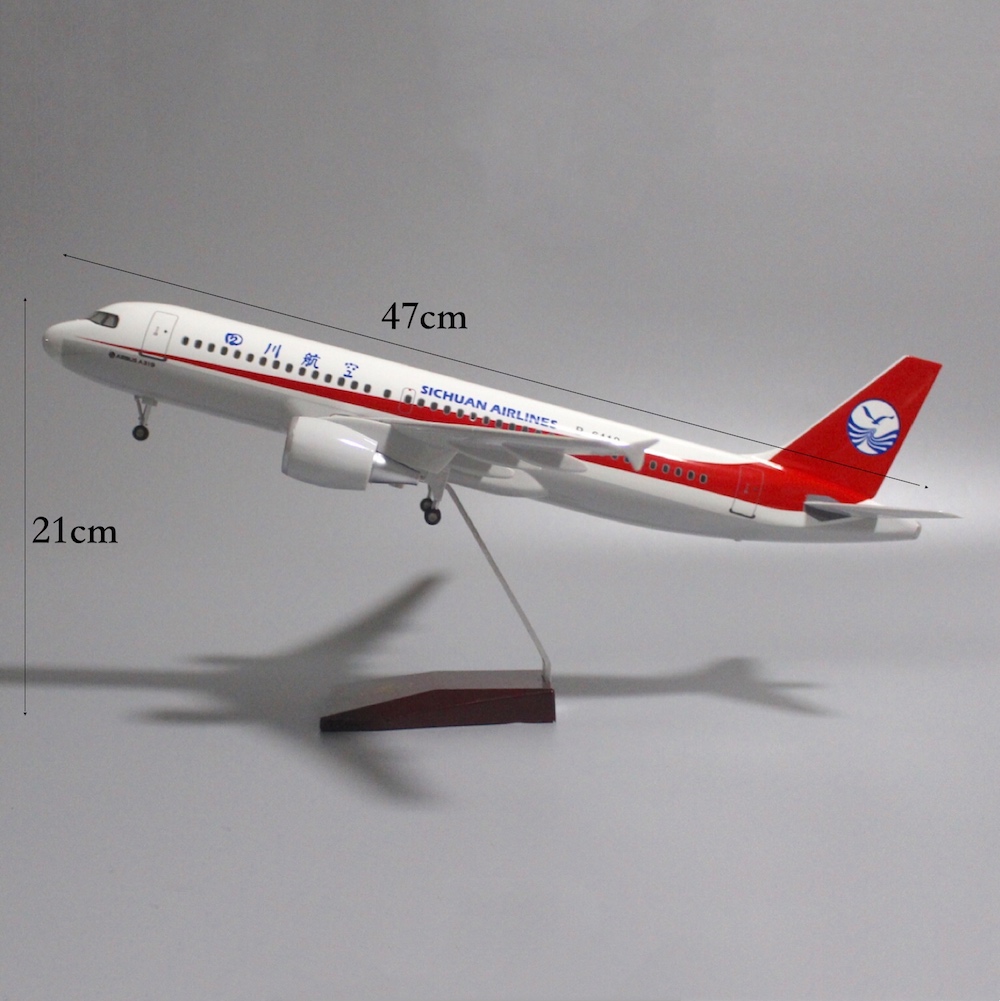 航64长3带193机A3川CM飞机模型-四川中国B19轮3带灯47航客86U空空