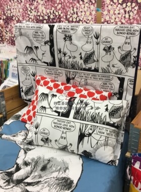 清仓 芬兰Finlayson姆明moomin卡通纯棉被套床品北欧儿童被罩枕套