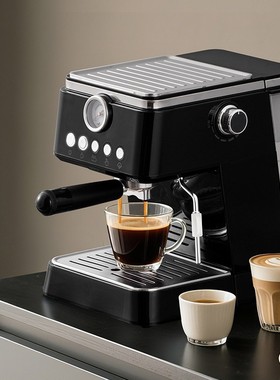 一体意式浓缩高压萃取奶泡蒸汽商用家用coffee machine 咖啡机
