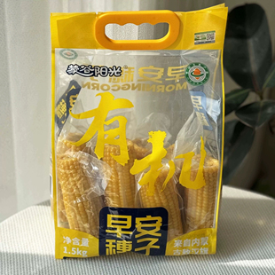 蒙谷阳光有机鲜食玉米早安穗子内蒙敖汉甜糯玉米段苞米棒非转基因