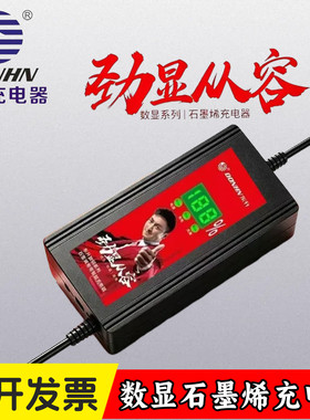 东升电动车数显智能充电器