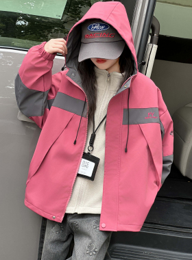 女童加厚外套秋冬装2025新款中大童三合一可拆卸女孩初中生冲锋衣