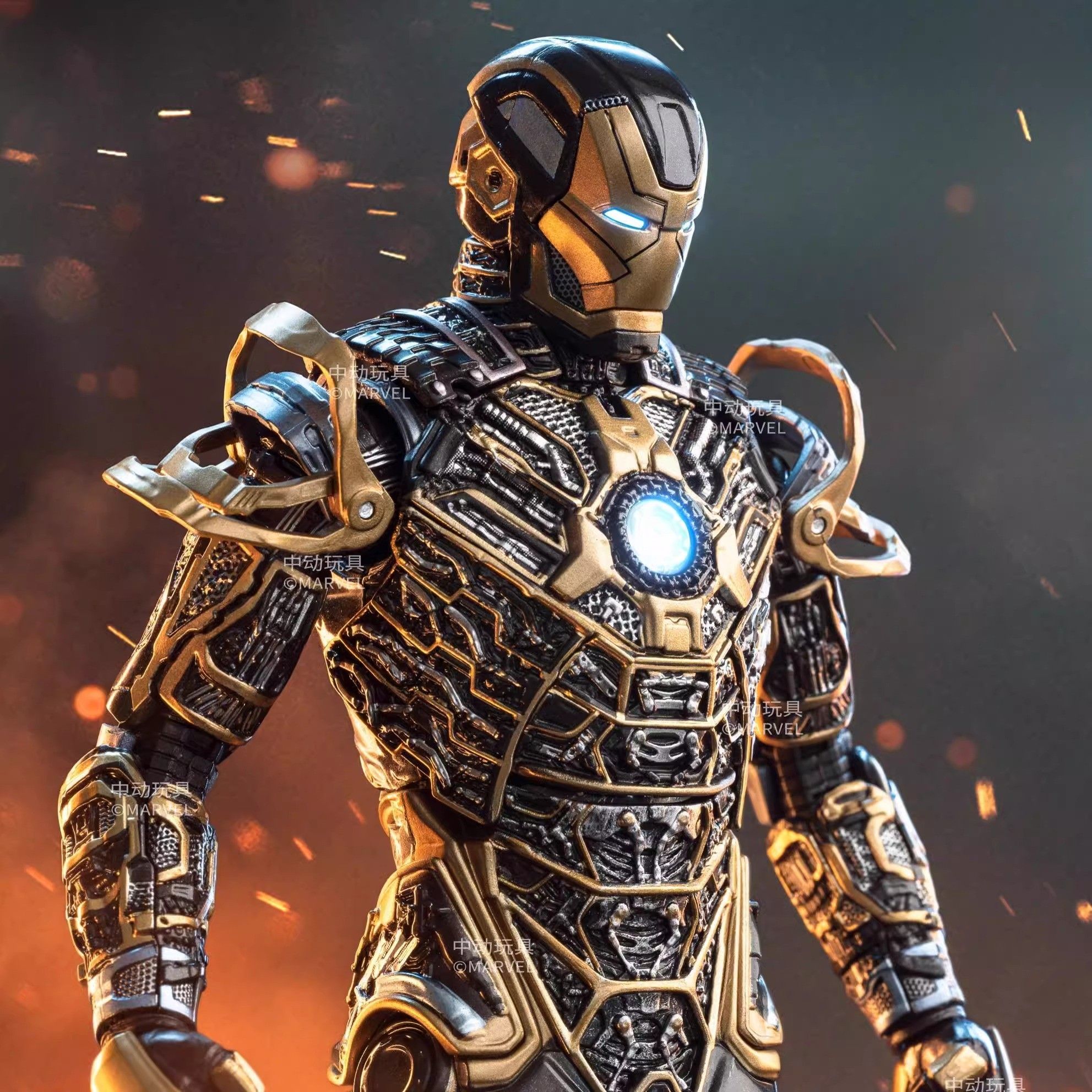 中动钢铁侠mk41骨骼红鲷鱼35漫威正版47手办模型男孩男生生日礼物