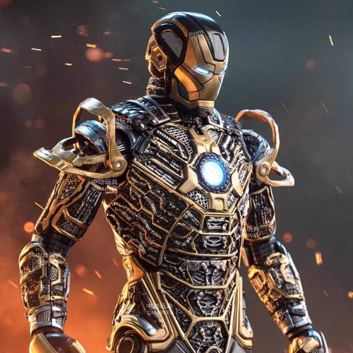 中动钢铁侠mk41骨骼红鲷鱼35漫威正版47手办模型男孩男生生日礼物