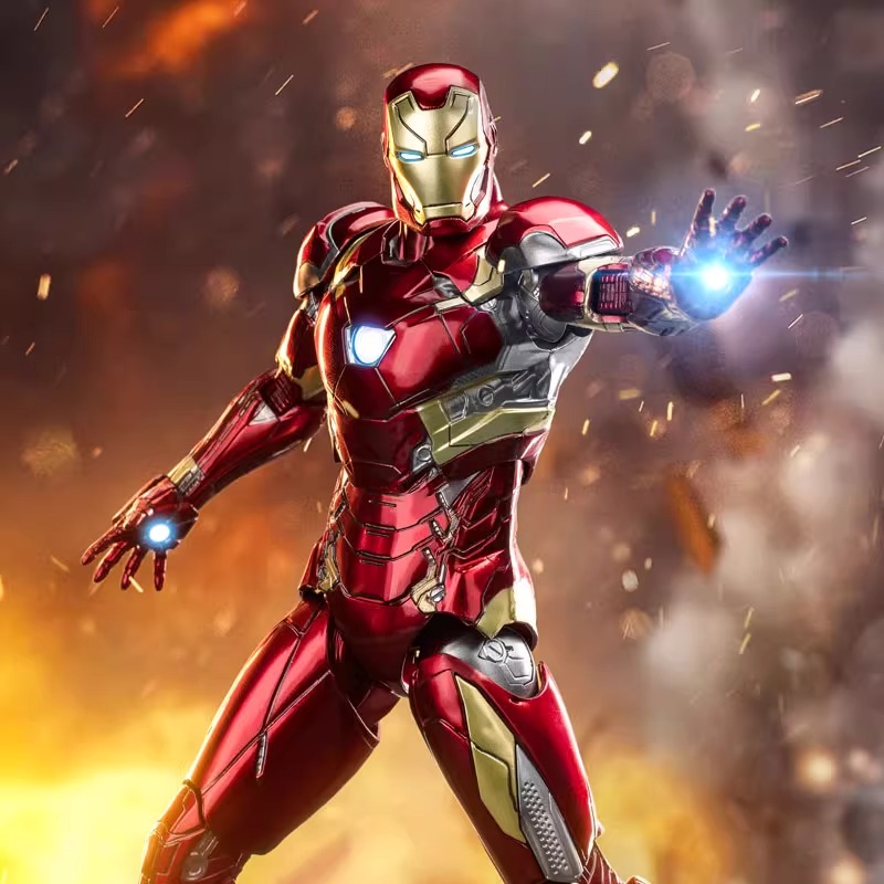 中动钢铁侠MK46 手办漫威正版关节可动模型潮玩摆件生日礼物