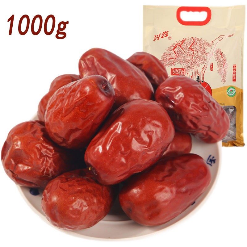 独立红枣山西太谷兴谷壶瓶枣1000g大枣红枣骏枣干果夹核桃零食煲,零食/坚果/特产,枣类制品,淘宝优惠券,粉丝福利购,淘宝优惠卷