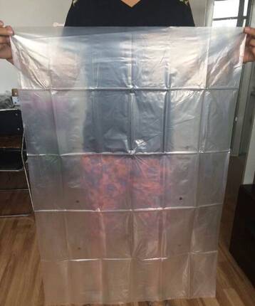 纯新pe环保气调袋果蔬30斤装透湿锁水防雾防霉菌保鲜袋，数量70个