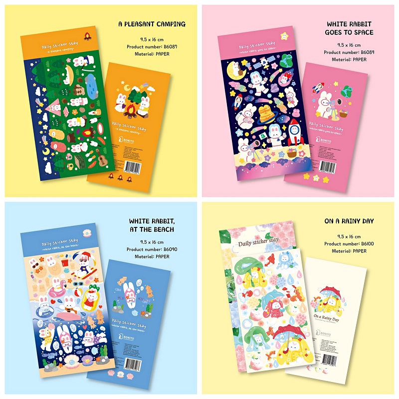 韩国BONITO小白兔探月星星独角兽