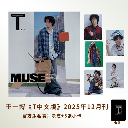 T中文版12月刊王一博封面