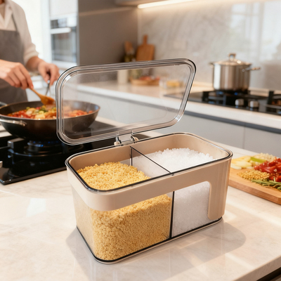 厨房调料盒盐糖收纳盒