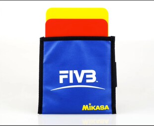 FIVB排联大赛比赛裁判用红黄牌 MIKASA米卡萨排球红黄牌