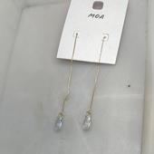 43满29元 玻璃 包邮 耳线