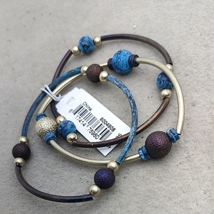 37满29元 复古弹力手镯 包邮