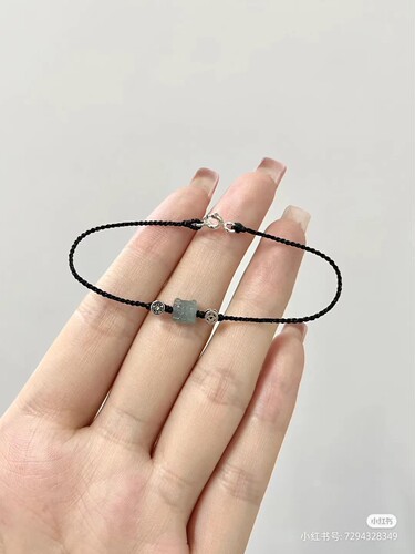 小红书爆款醒狮手链戒指细绳编织