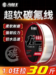 海龙王碳线钓鱼线子线海钓路亚专用碳氟线前导线强拉力耐磨主线