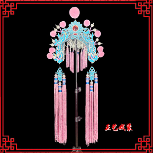 戏剧丫鬟过桥戏曲京剧单价龙套盔帽古装宫女过梁头饰女额子小过桥