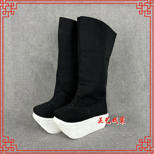 戏曲戏剧京剧舞台演出鞋靴朝靴武生高靴大靴北京三义斋纸底高靴