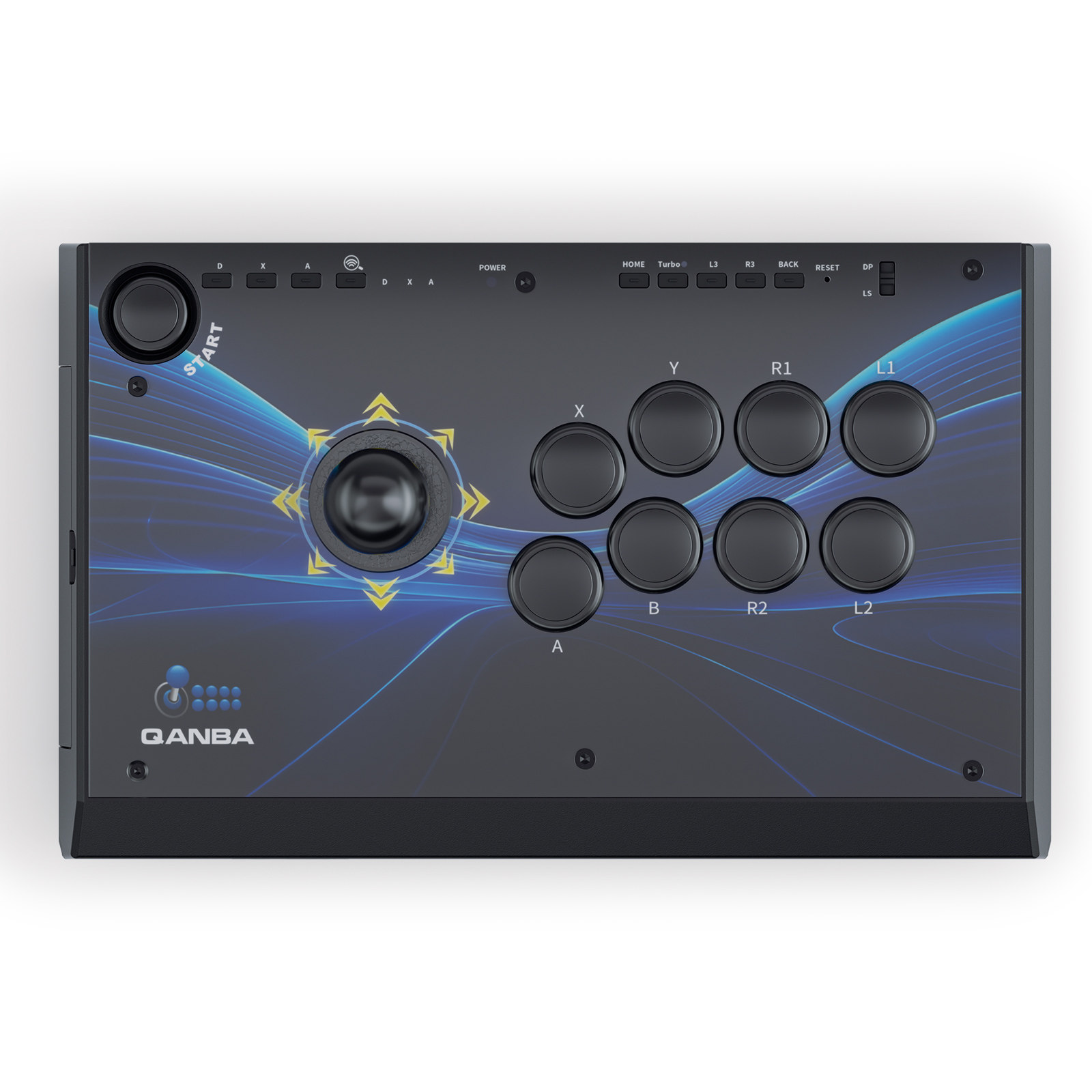 QANBA/拳霸Q1WL无线双模街机游戏摇杆手柄 支持电脑NS switch PC PS3 steam街霸6 KOF97  饿狼传说