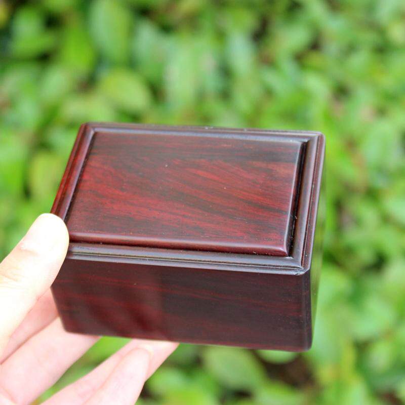 红木首饰盒紫檀木珠宝玉器收纳盒印章盒高档文玩收藏盒实木礼品盒