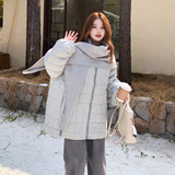 现货-50绒灰蓝色大披肩羽绒外套306-AW165-p295-k448,女装羽绒服,浙宝306,浙宝-网红风 现货-50绒灰蓝色大披肩羽绒外套306-AW165-p295-k448,女装羽绒服,浙宝306,浙宝-网红风