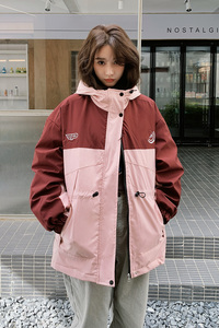 羽绒内胆-2024新款拼色工装冲锋衣-【现货】306-88047-P210-K358图片