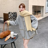 现货-双色双面双穿贝壳绣双面呢外套306-AW115-k295-k448，女装毛呢外套，浙宝306