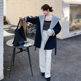 现货-AB面撞色70毛双面斗篷306-AW87-p265-k398，女装毛呢外套，浙宝306