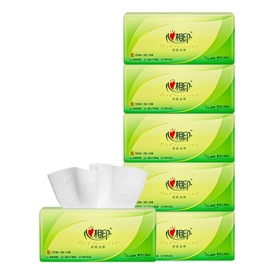 茶语3层抽纸巾心相印中国大陆