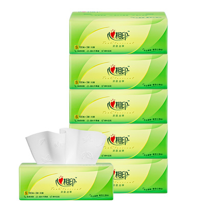 心相印3/5包茶语丝享抽纸家用面巾纸卫生纸跨店消费券满200减20