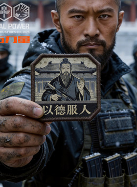 WARCHIEF酋长新品中国风之东方神秘力量趣味战术臂章士气章个性