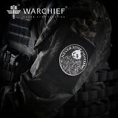 WARCHIEF酋长新品 熊猫军团战斗臂章士气章百搭战术魔术贴章