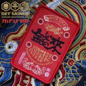 红战斗臂章士气章百搭战术魔术贴时尚 WARCHIEF酋长新品 钱来 贴