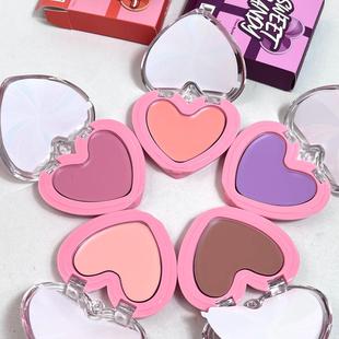 新品lovelycc糖果爱心腮红膏甜美自然红晕妈生好气色丝滑滋润韩妆