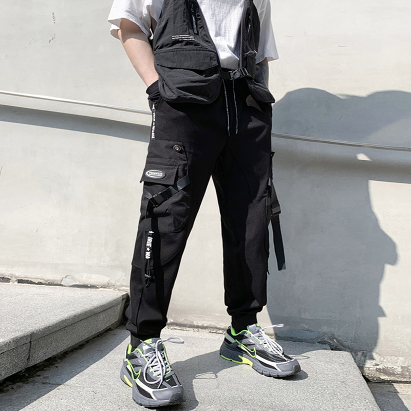 长裤工装裤复古国潮痞帅街头穿搭