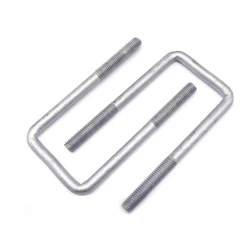 光伏U型卡m8m10螺母光伏配件铝合金压板螺丝达克罗热镀锌法兰罗帽