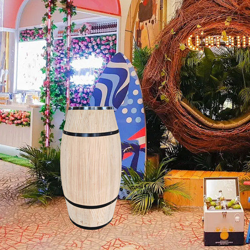 装饰酒桶木桶酒吧酒庄婚礼活动酒桶道具实木罗东装饰可定制雕刻