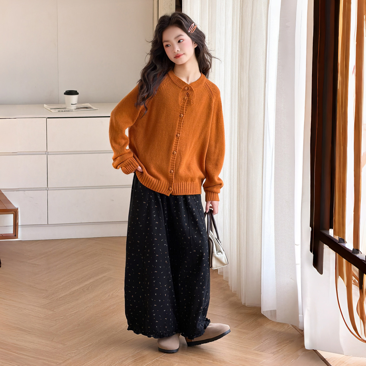 MAiDUYESHE轻奢女童秋套装