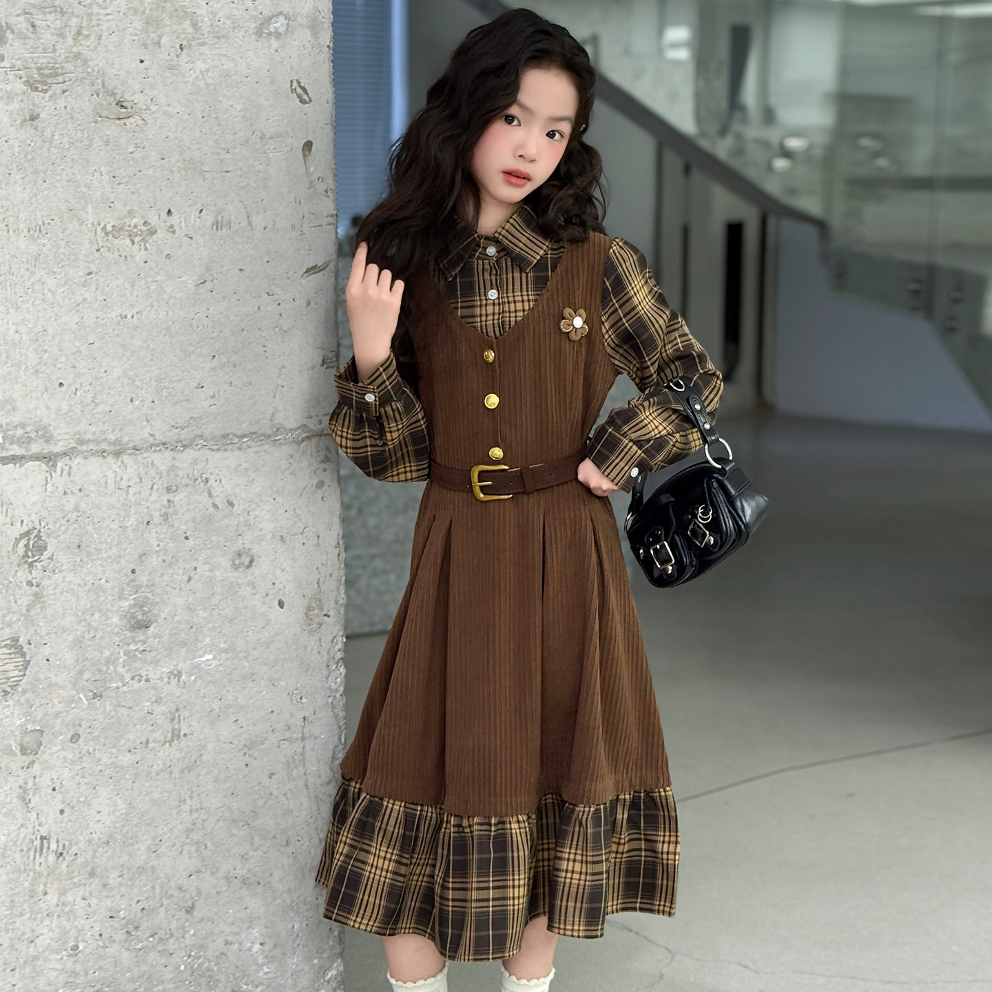 2026春秋女童洋气公主连衣裙