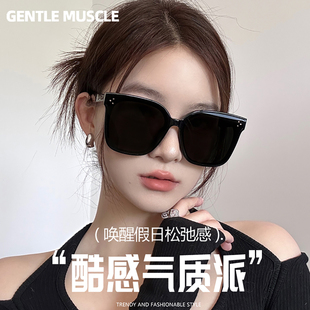 GM墨镜女高级感2025新款 大框大脸显瘦偏光太阳镜防晒防紫外线眼镜